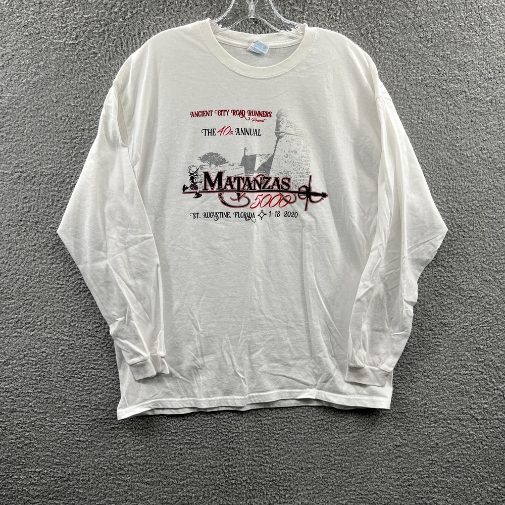 Men St Augustine Matanzas 5000 T Shirt XL Running 2020 Ancient City Road Runners